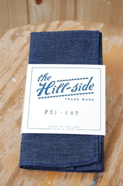 The Hill-side Dark Indigo Pocket Square Ps 1 287