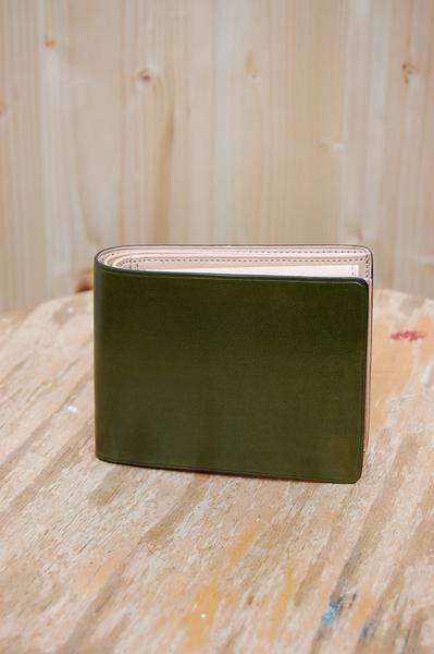 Il Bussetto Bi Fold Wallet With Coin Pocket Pesto