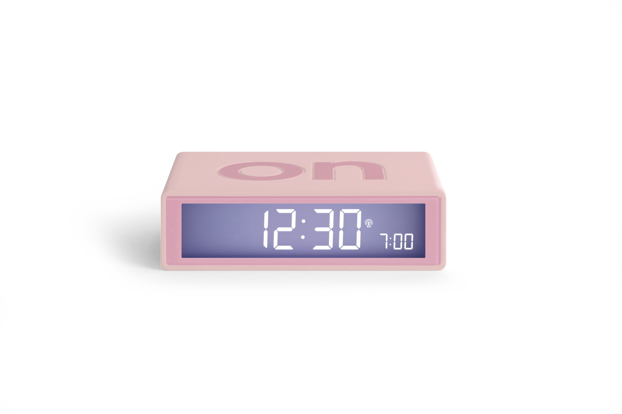 Lexon Pink Flip+ LCD Alarm Clock