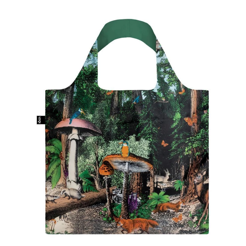 LOQI Kristjana S Williams Interiors Black Forest Tote Bag