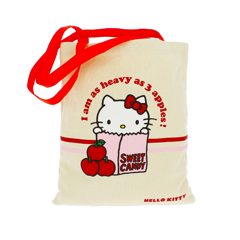 Hello Kitty 380 x 335mm Canvas Tote Bag