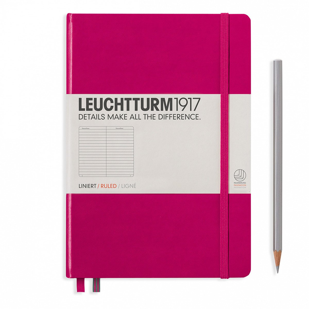 Leuchtturm1917 Medium Berry Paper Ruled Notebook