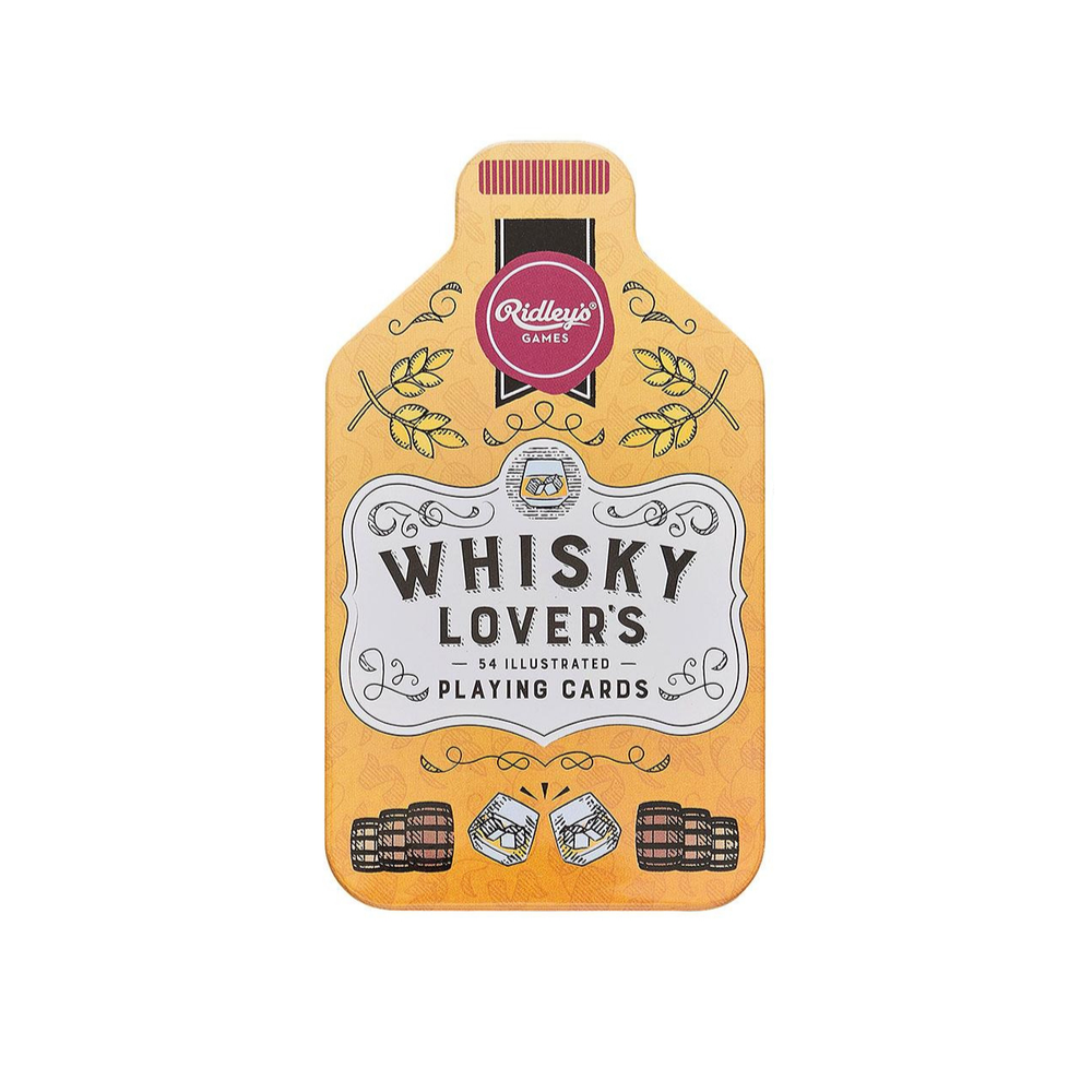 Ridleys Whisky Lovers Illustrated Playing Cards