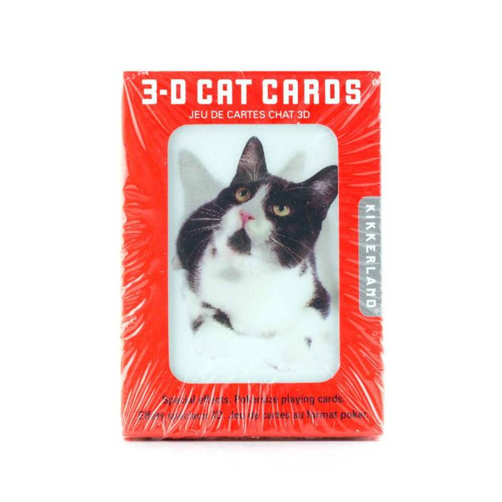 3D Cat Playing Cards