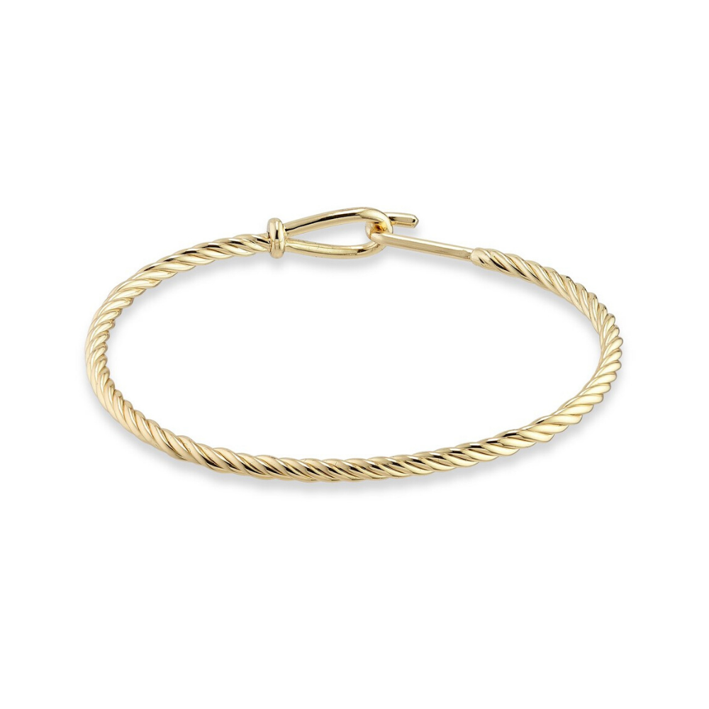 Pilgrim 18cm Gold Plated Cece Twisted Bracelet