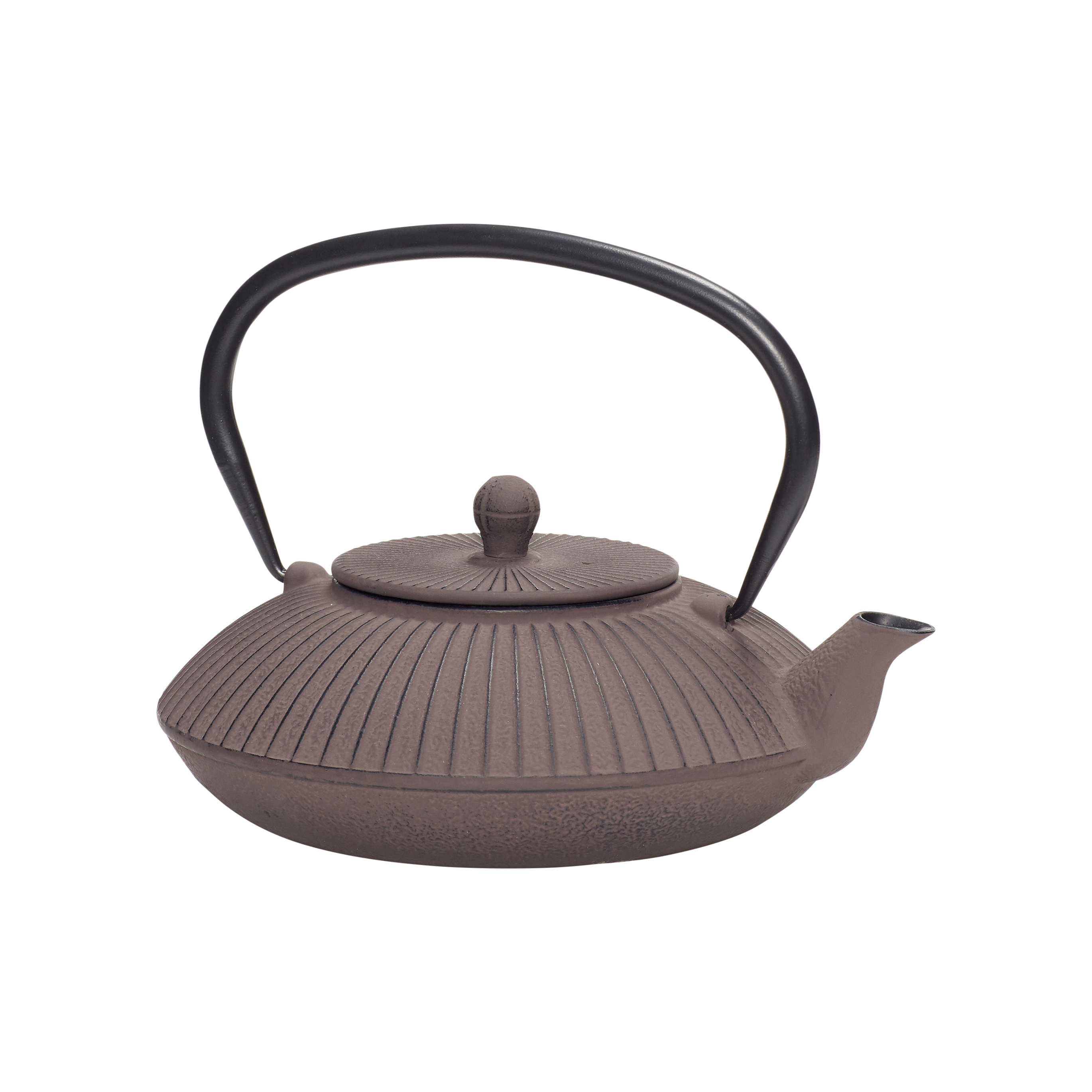 Hubsch Japanese Style Iron Teapot with Stainless Steel Strainer(1.1 L)