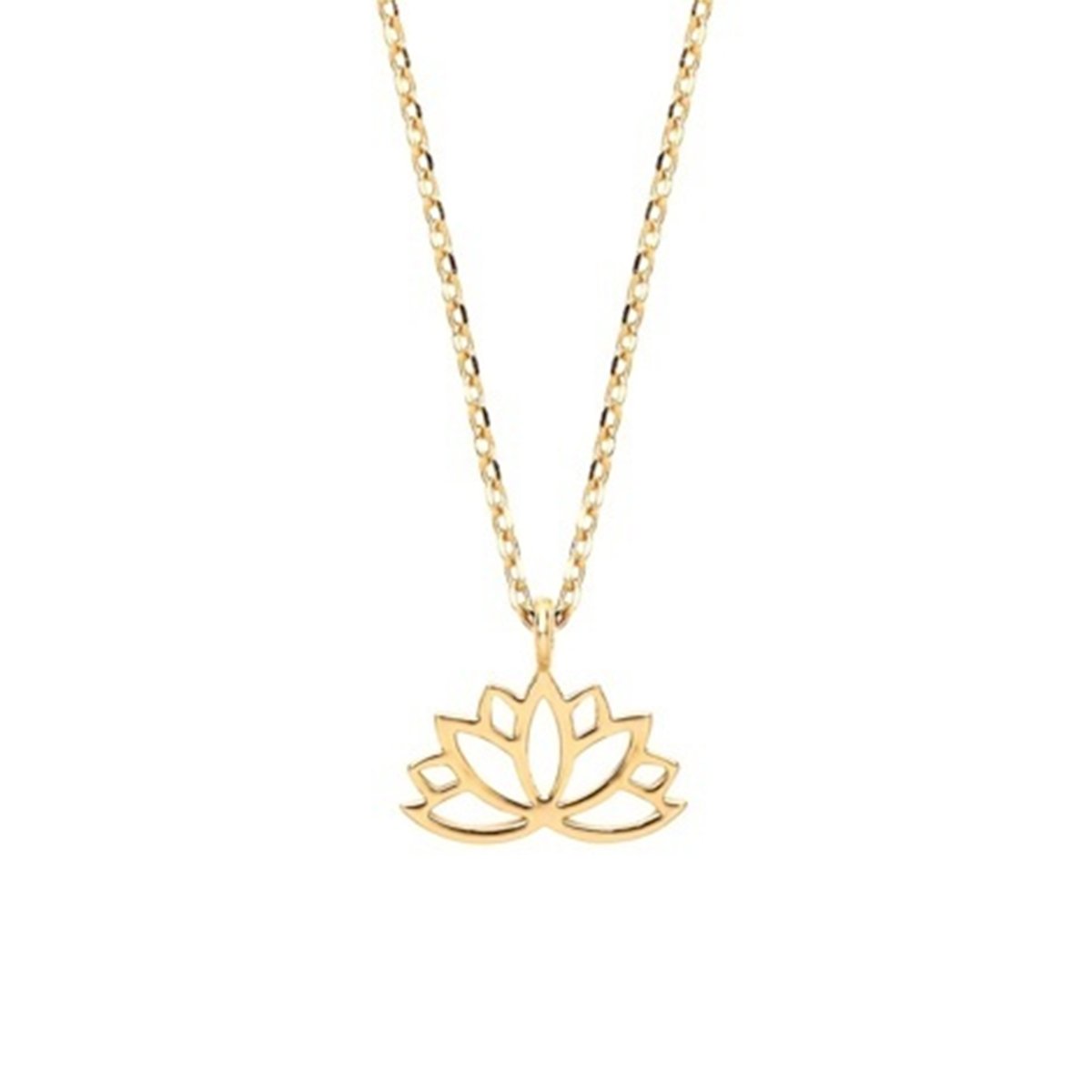 Estella Bartlett  Gold Plated Lotus Necklace