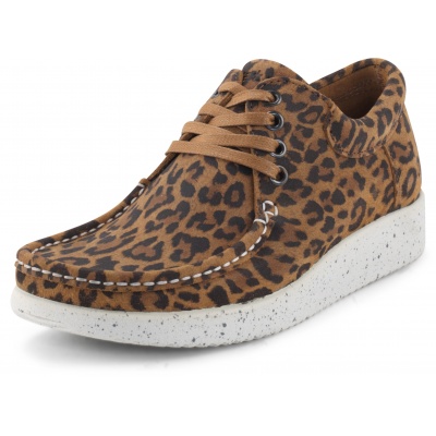 Nature Suede Anna Leopard Shoes