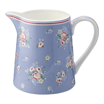 Green Gate 0.5L Dusty Blue Porcelain Nicoline Pitcher