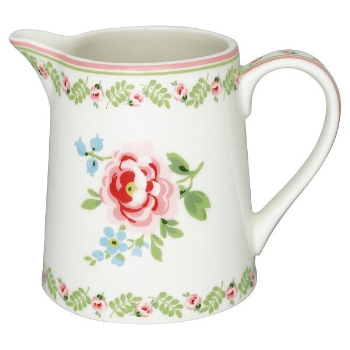 Green Gate 0.5L White Porcelain Lily Petit Pitcher