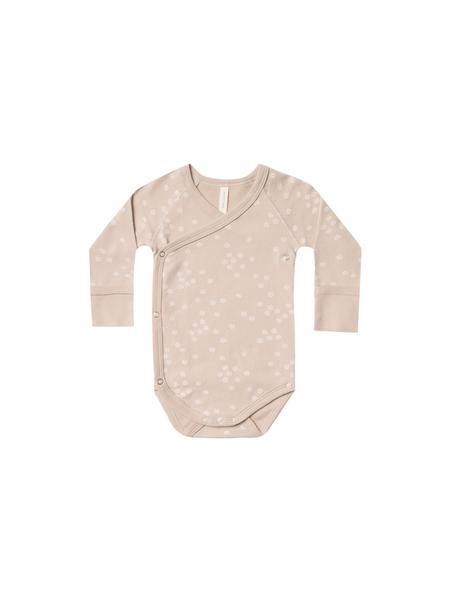 Quincy Mae Rose Pointelle Kimono Onesie