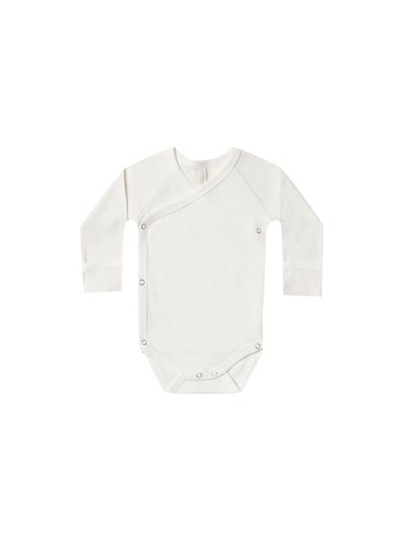 Quincy Mae Kimono Onesie Ivory