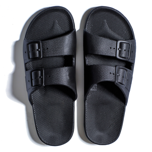 Freedom Moses Slippers Black