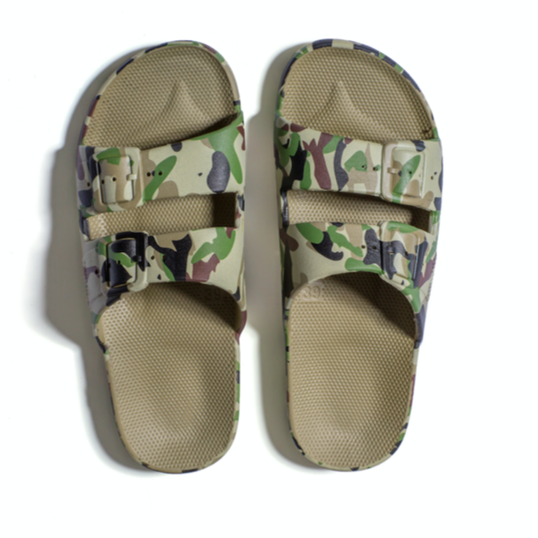 Freedom Moses Army Khaki Slippers