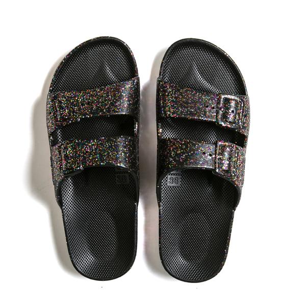 Freedom Moses Slippers Celeste Black