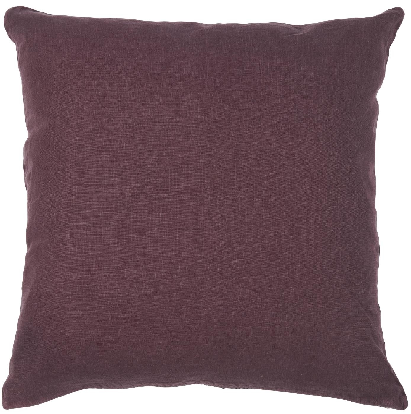 Ib Laursen Eggplant Linen Cushion Cover