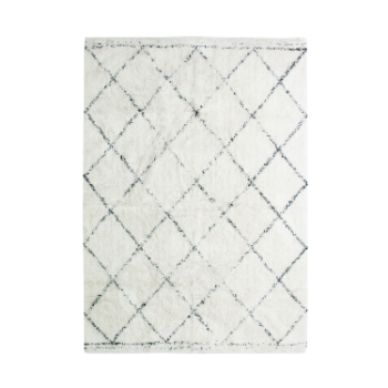 160 × 230cm Cotton Diamond Print Berber Carpet