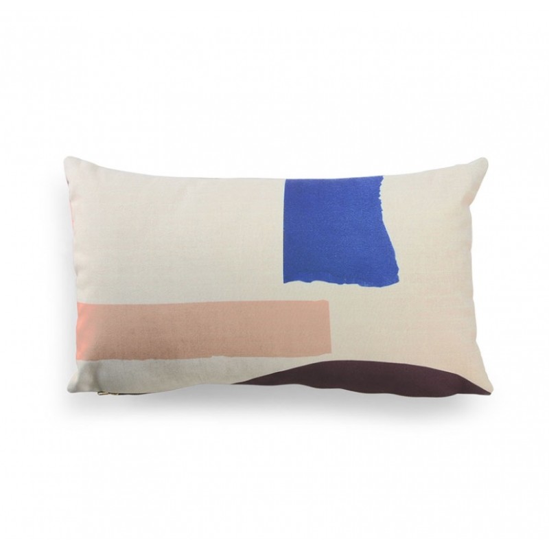 HK Living Multicolour Polyester Abstract Printed Cushion