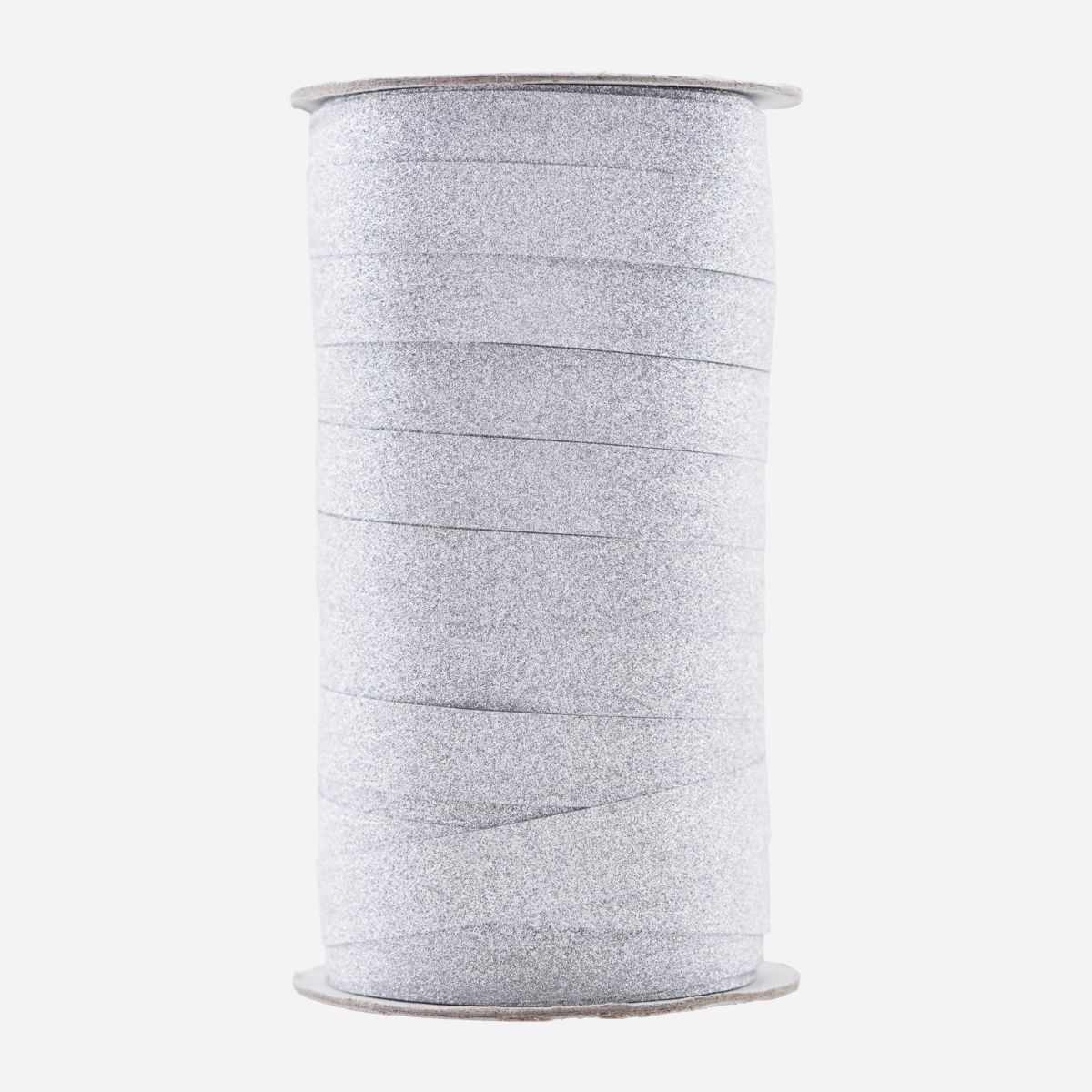 Monograph Silver Glitter Polyester Ribbon Spool