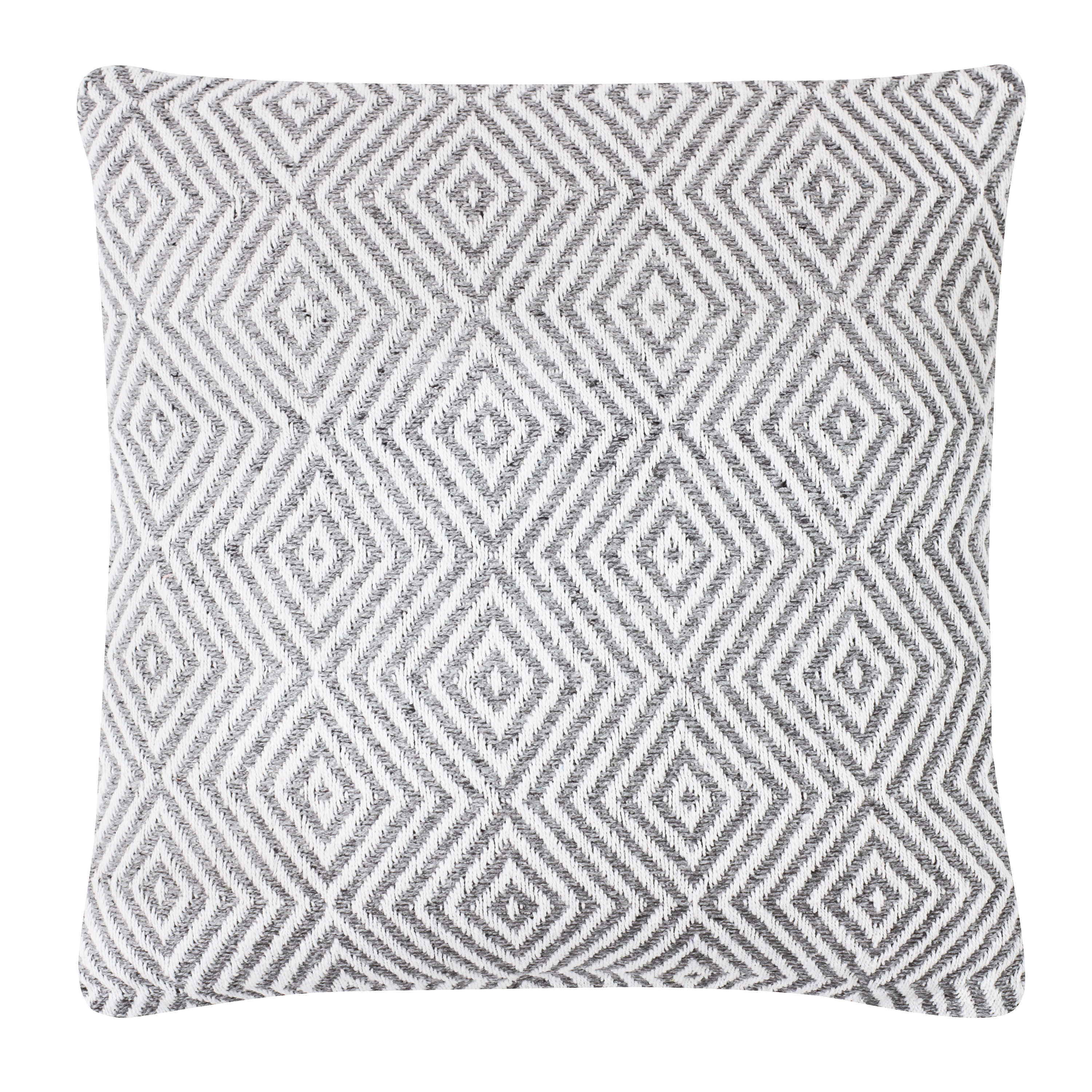 40 x 40cm Grey Ikat Cushion