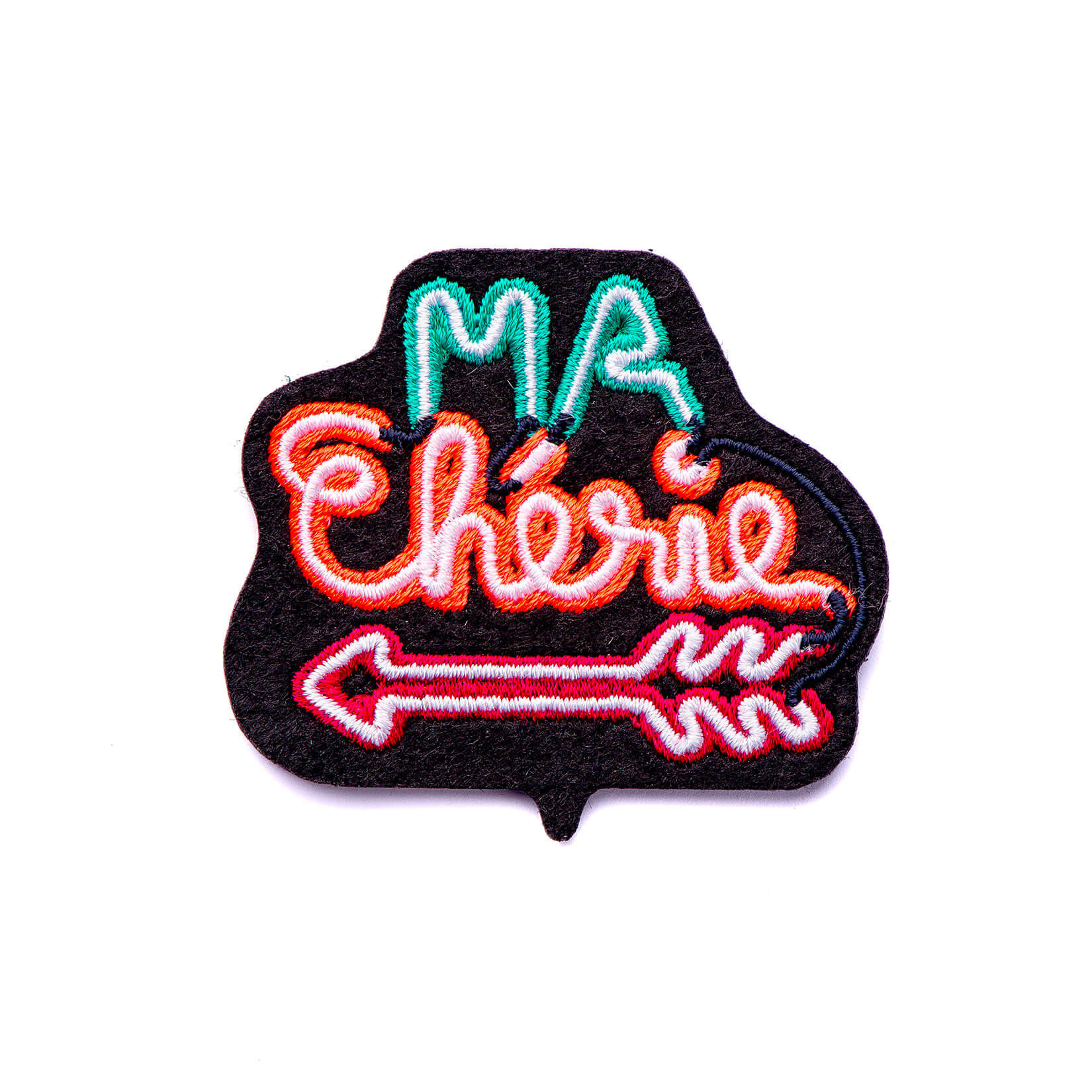 Macon & Lesquoy 58 x 50mm Neon Ma Cherie Patch