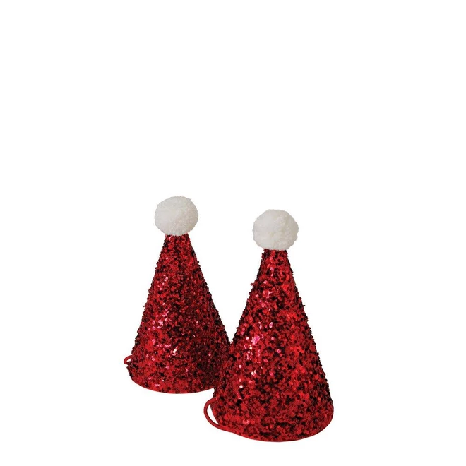 Meri Meri Pack of 8 Mini Santa Party Hats