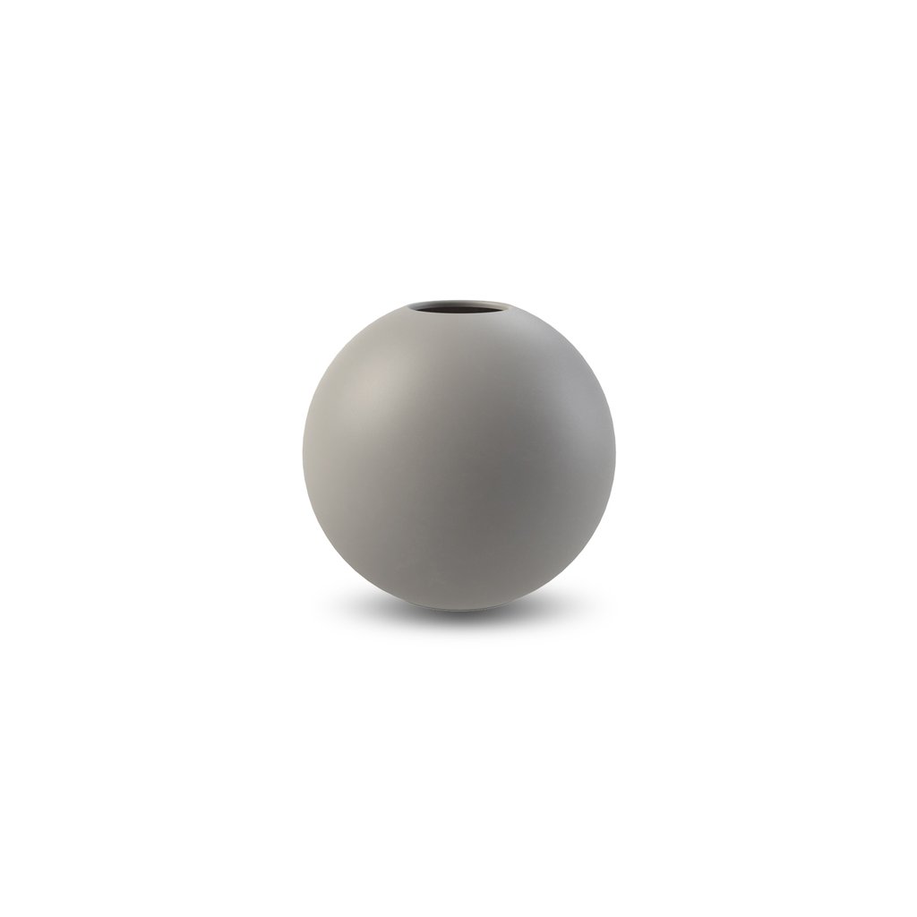 Cooee Design 10cm Grey Ceramic Ball Vase