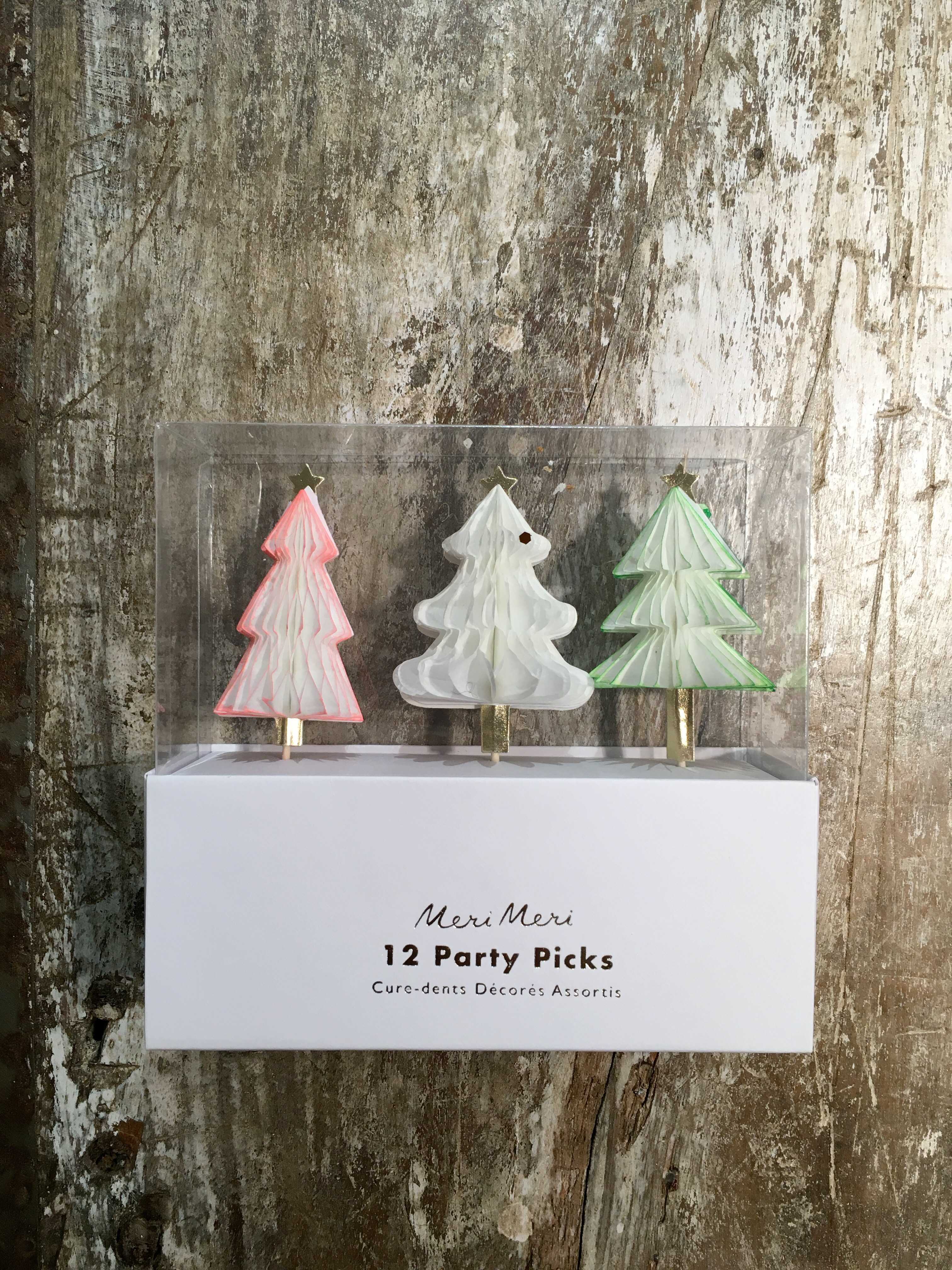 Meri Meri Pack of 12 Christmas Party Picks