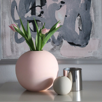 Cooee Design 20cm Dusty Pink Ball Vase