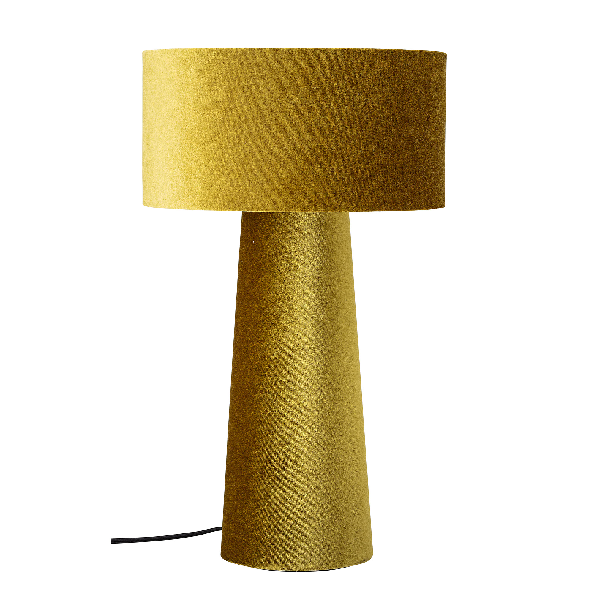 Bloomingville Yellow Velvet Table Lamp