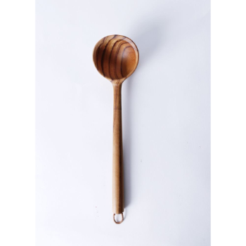 Chabatree Teak Wood Limpid Soup and Stew Ladle