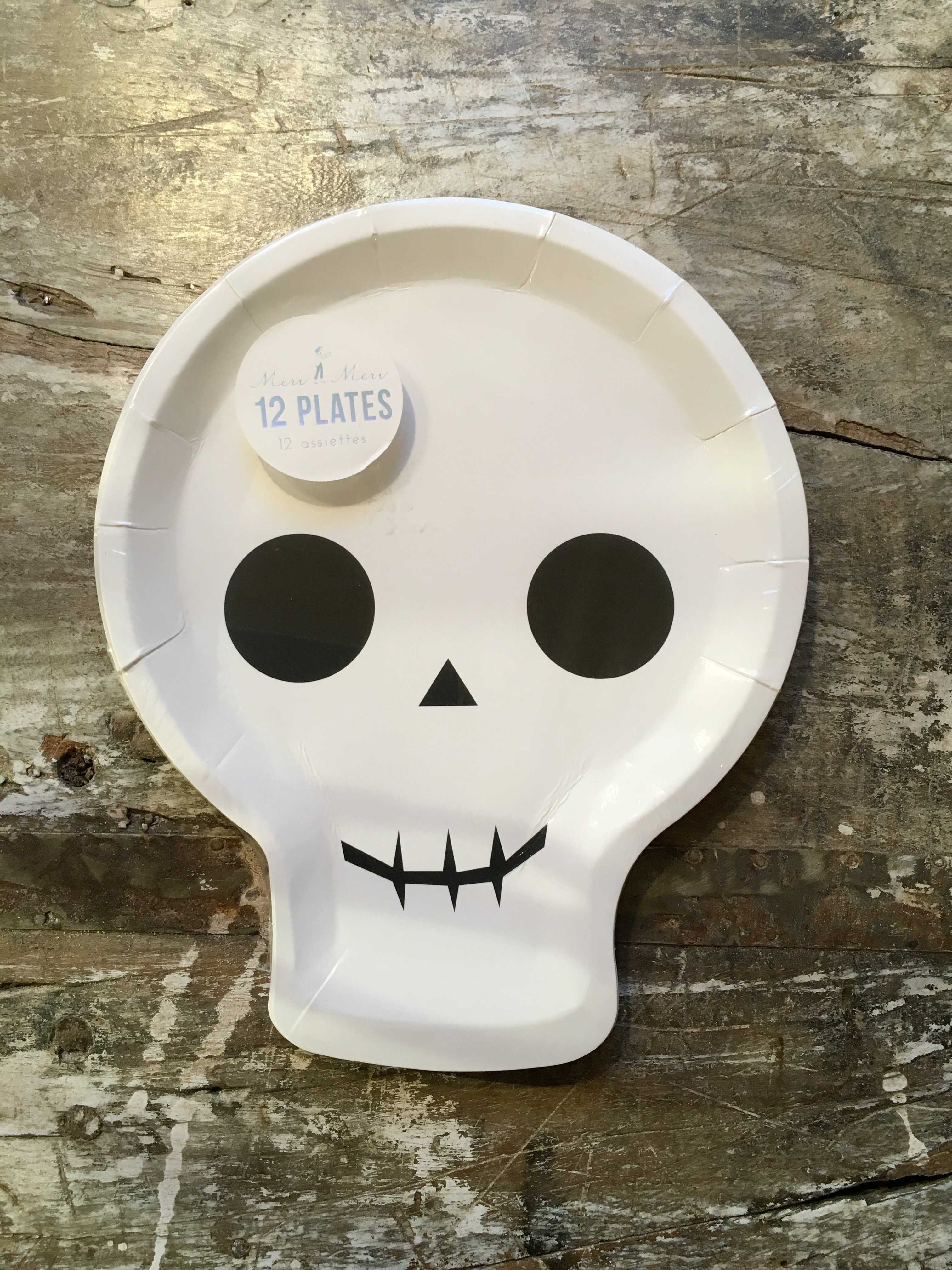 Meri Meri Skull Paper Plate