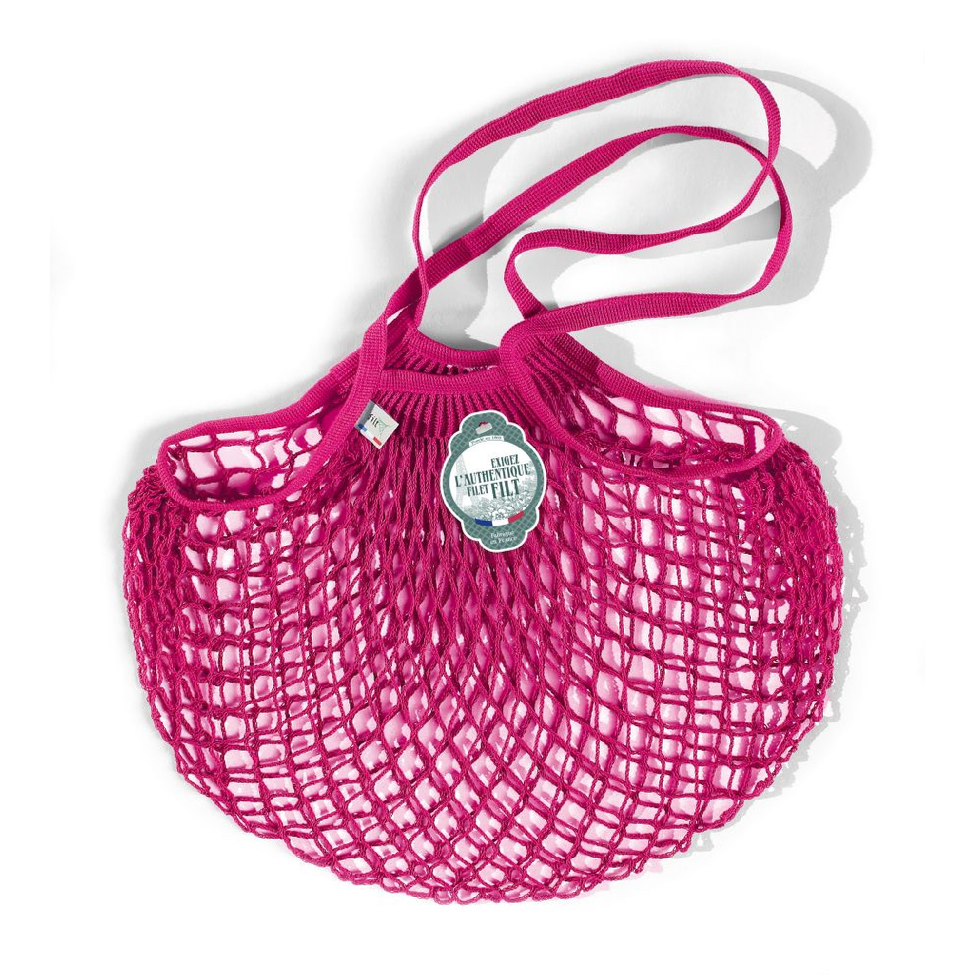 Filt Medium Raspberry Cotton Net Bag