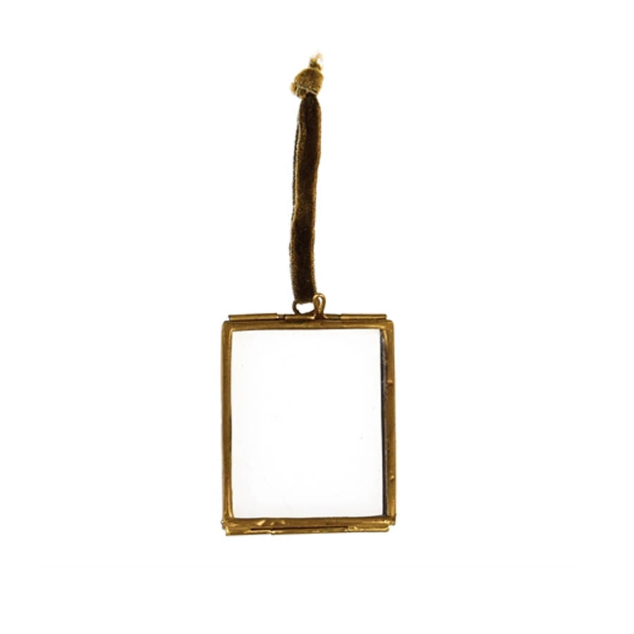 Rex London Mini Brass Hanging Photo Frame Decoration | Table Name Setting 