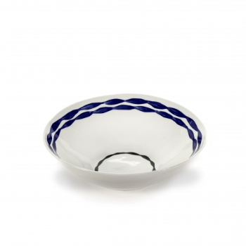 Serax 7cm Blue Wave Print Isa Bowl