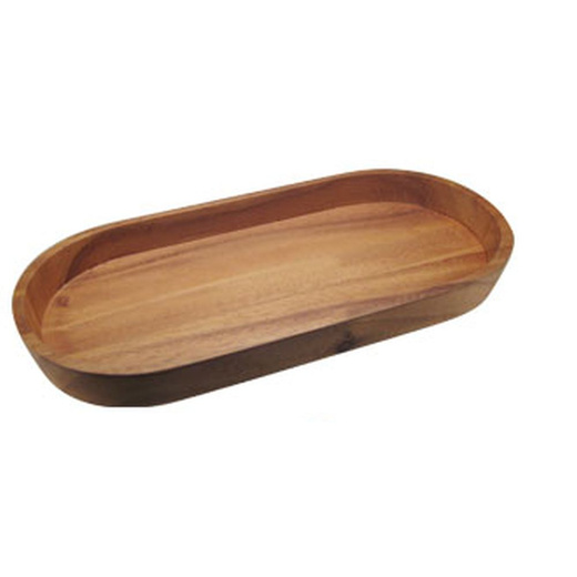 Chabatree Medium Acacia Wooden Limpid Oval Tray