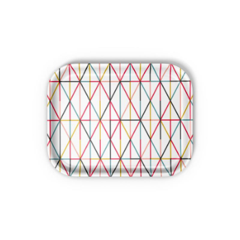 Vitra Medium Multicolor Grid Laminated Plywood Classic Tray