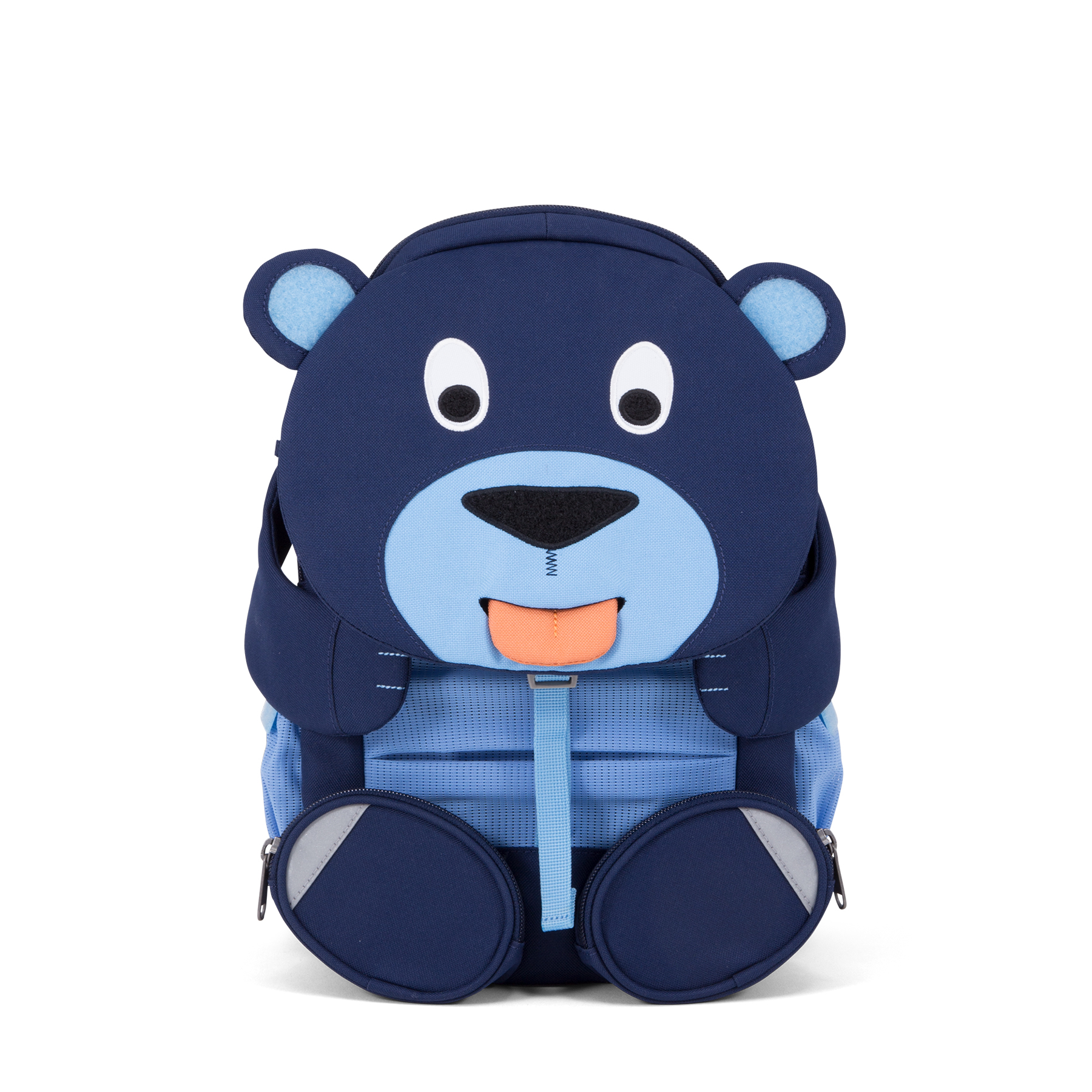 Affenzahn Blue PET Great Friends Bela Bear Backpack for Kids