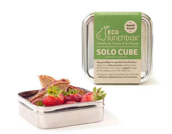 Ecolunchbox Stainless Steel Solo Cube Bread Box