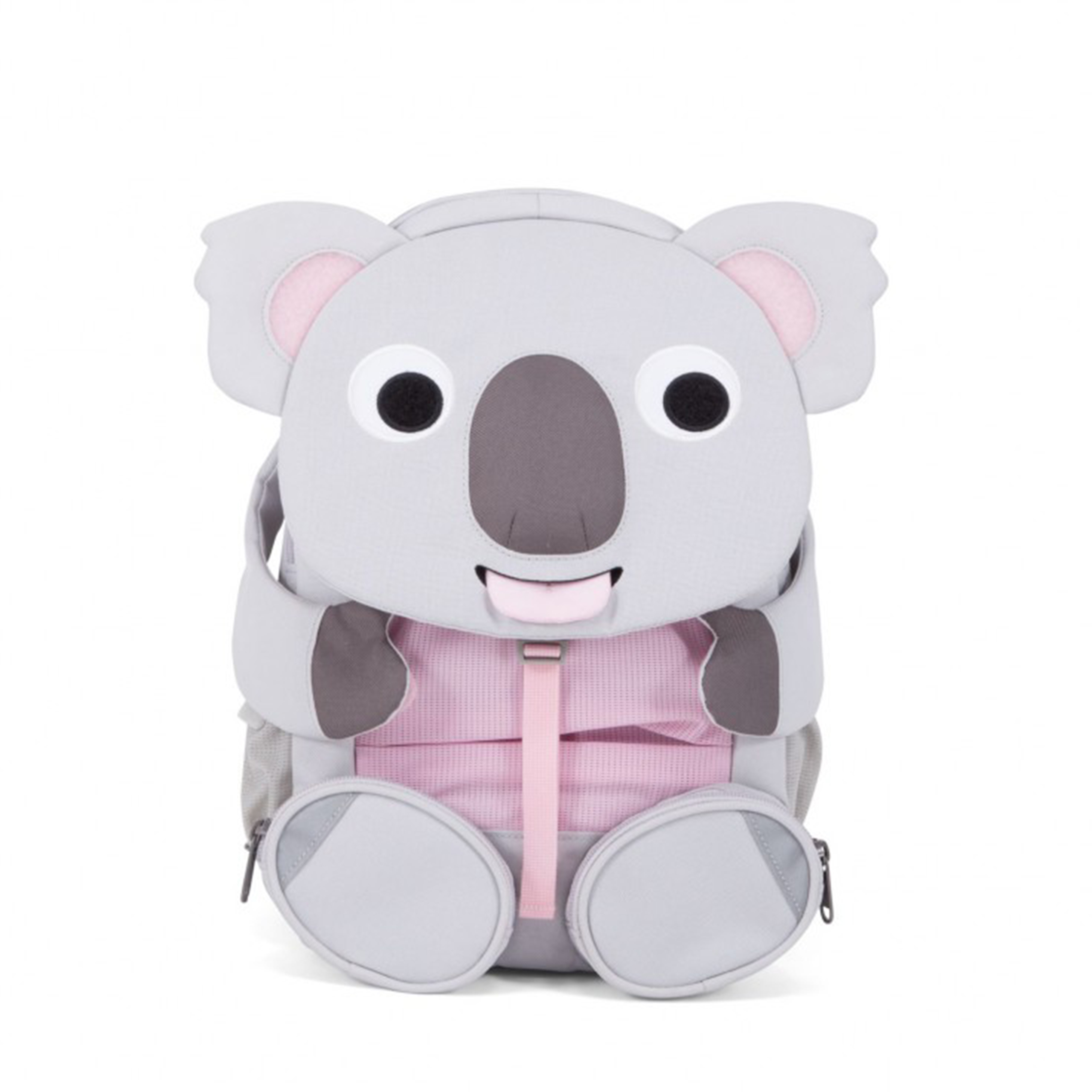 Affenzahn Grey and Pink PET Big Friends Kimi Koala Childrens Backpack