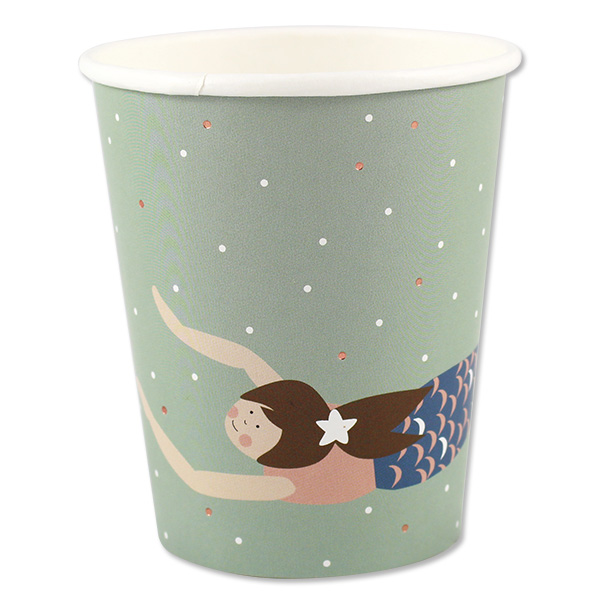 Ava & Yves 250ml Mermaid Party Paper Cup