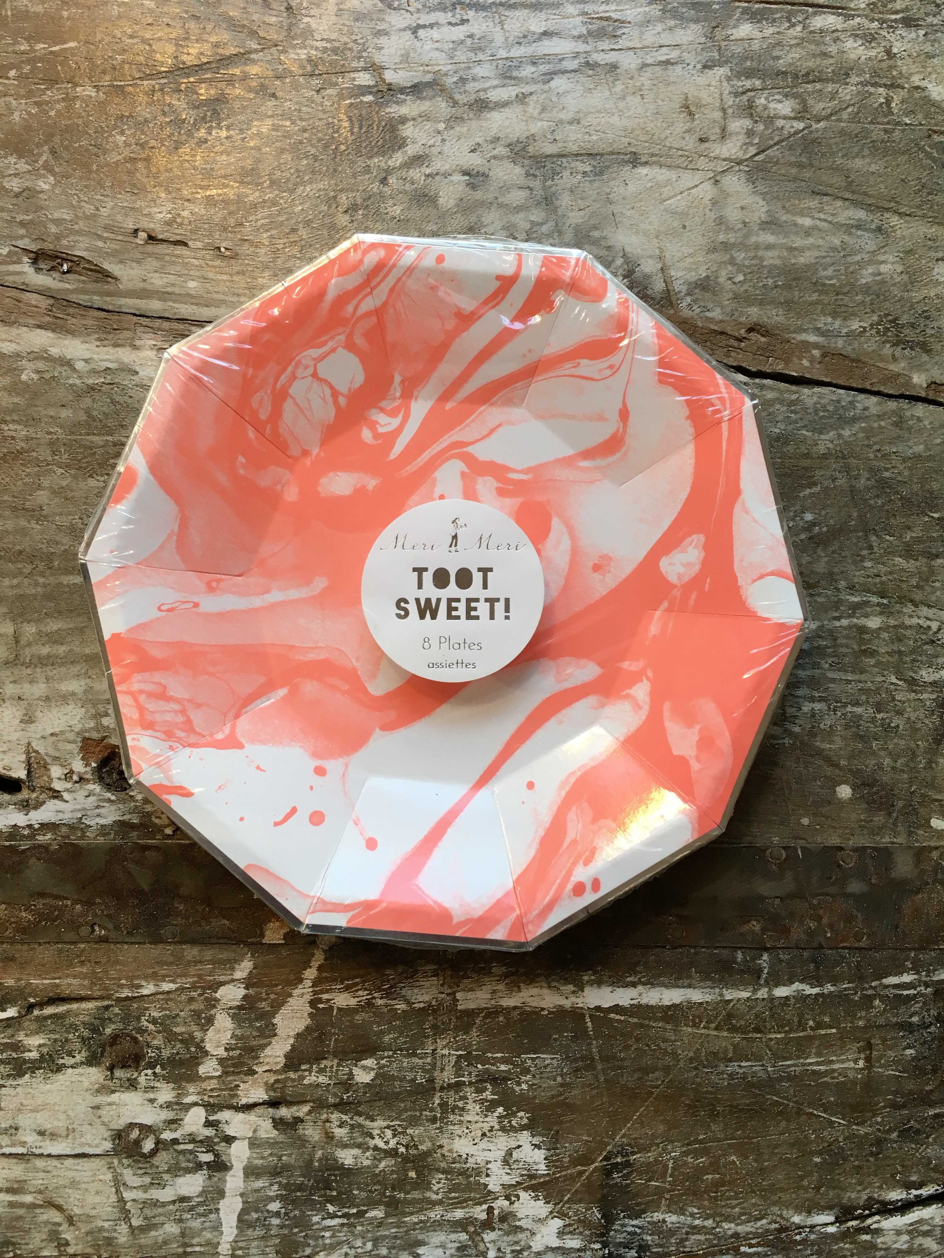 Meri Meri Pack of 8 Small Ombre Paper Plate