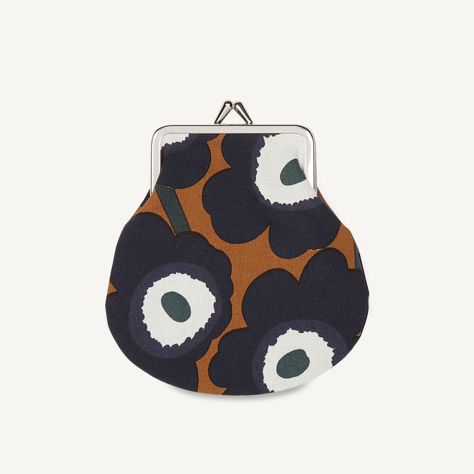 Marimekko Mini Brown Cotton Unikko Purse