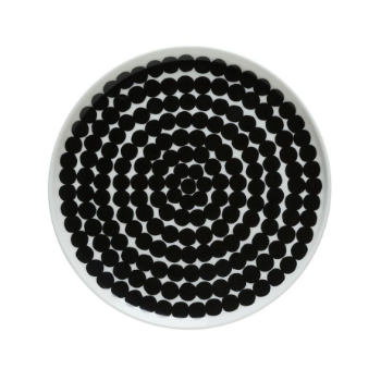 marimekko-black-and-white-oiva-points-plate