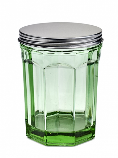 Serax 100Cl Medium Transparent Green Jar With Lid