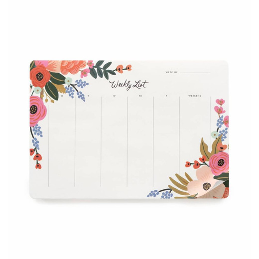 Rifle Paper Co. 17.2 x 24.8cm Paper Lively Floral Weekly Planner