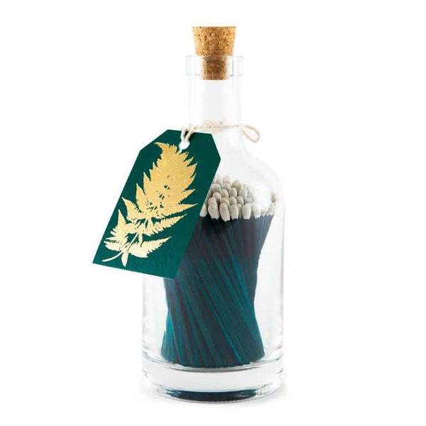 Archivist Bottle of Coloured Tips Luxury Matches 