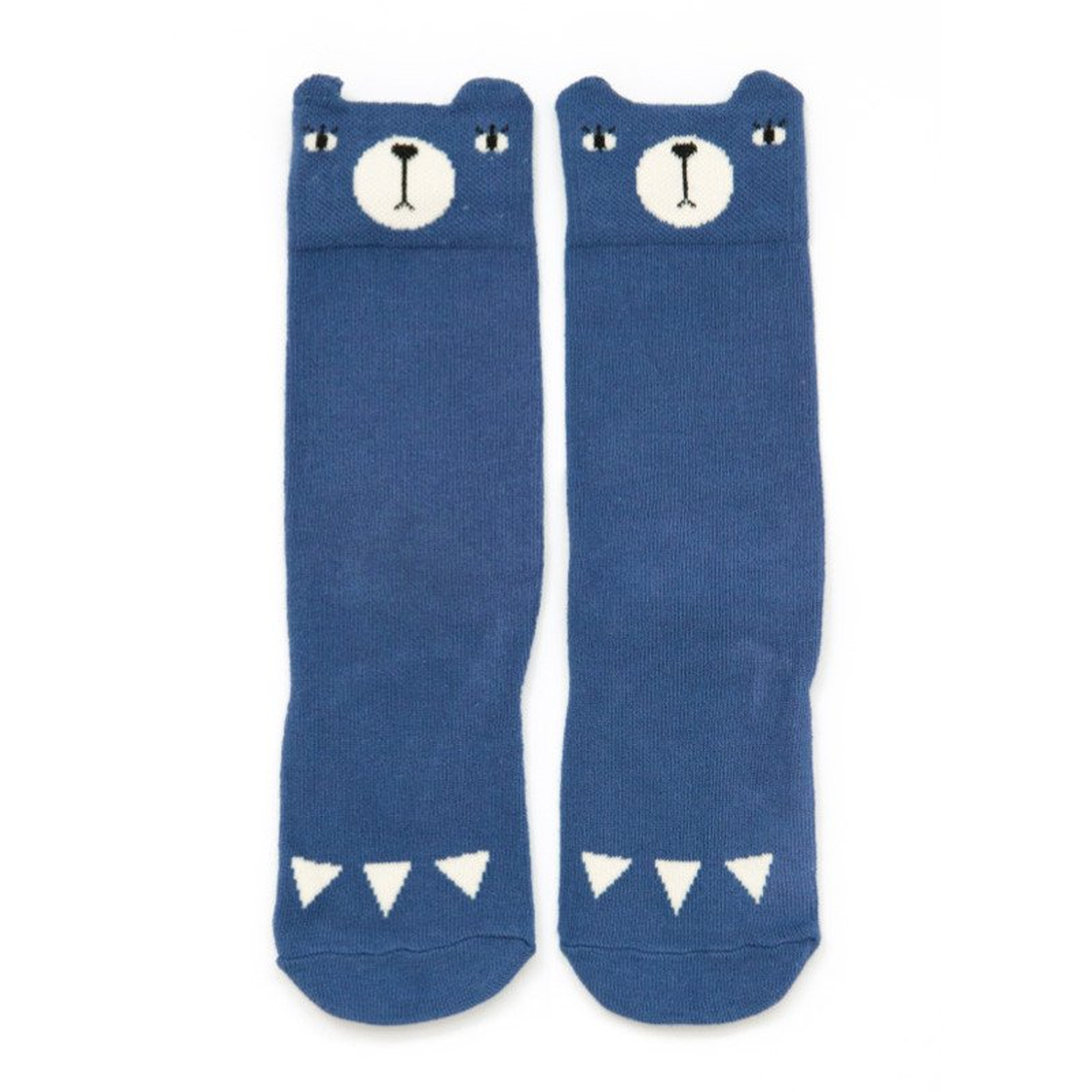 Mini Dressing Medium Blue Bar Knee Socks