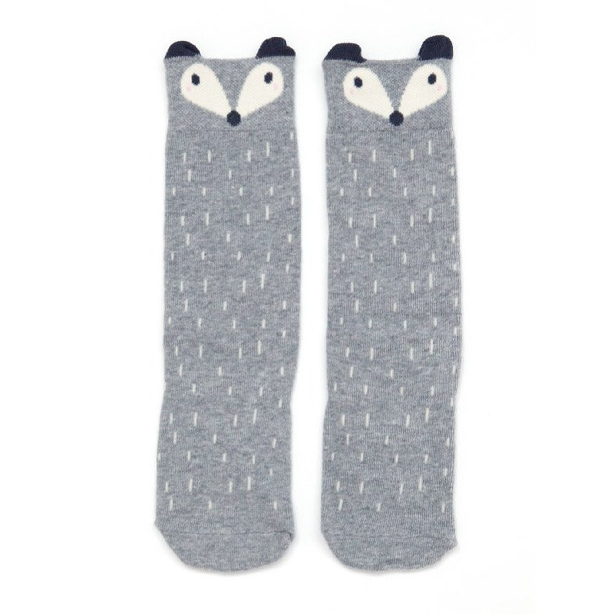 Mini Dressing Gray Medium Washbar Knee Socks