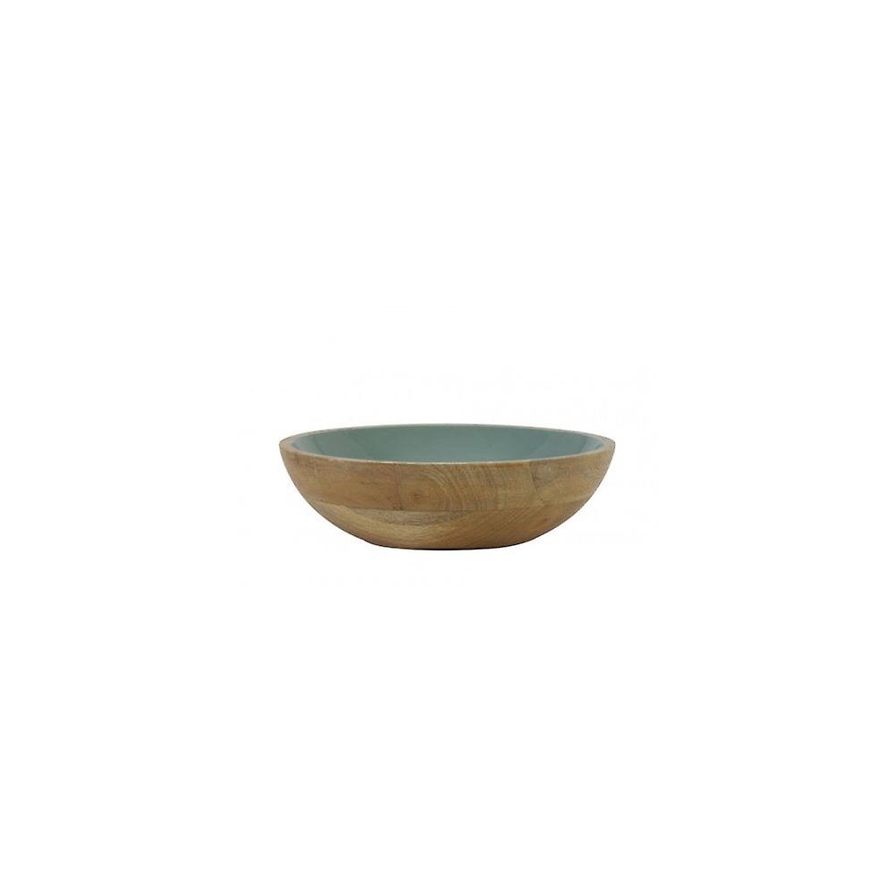 Light & Living RANCO bowl green-wood 25 x 7.5 cm